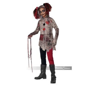 California Costumes Voodoo Doll Rag Doll Scarecrow Halloween Costume Girls Size
